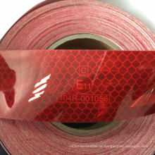 Reflektierende rohe mikroprismatische Materialien Truck Sticky mit ECE 104 Standard